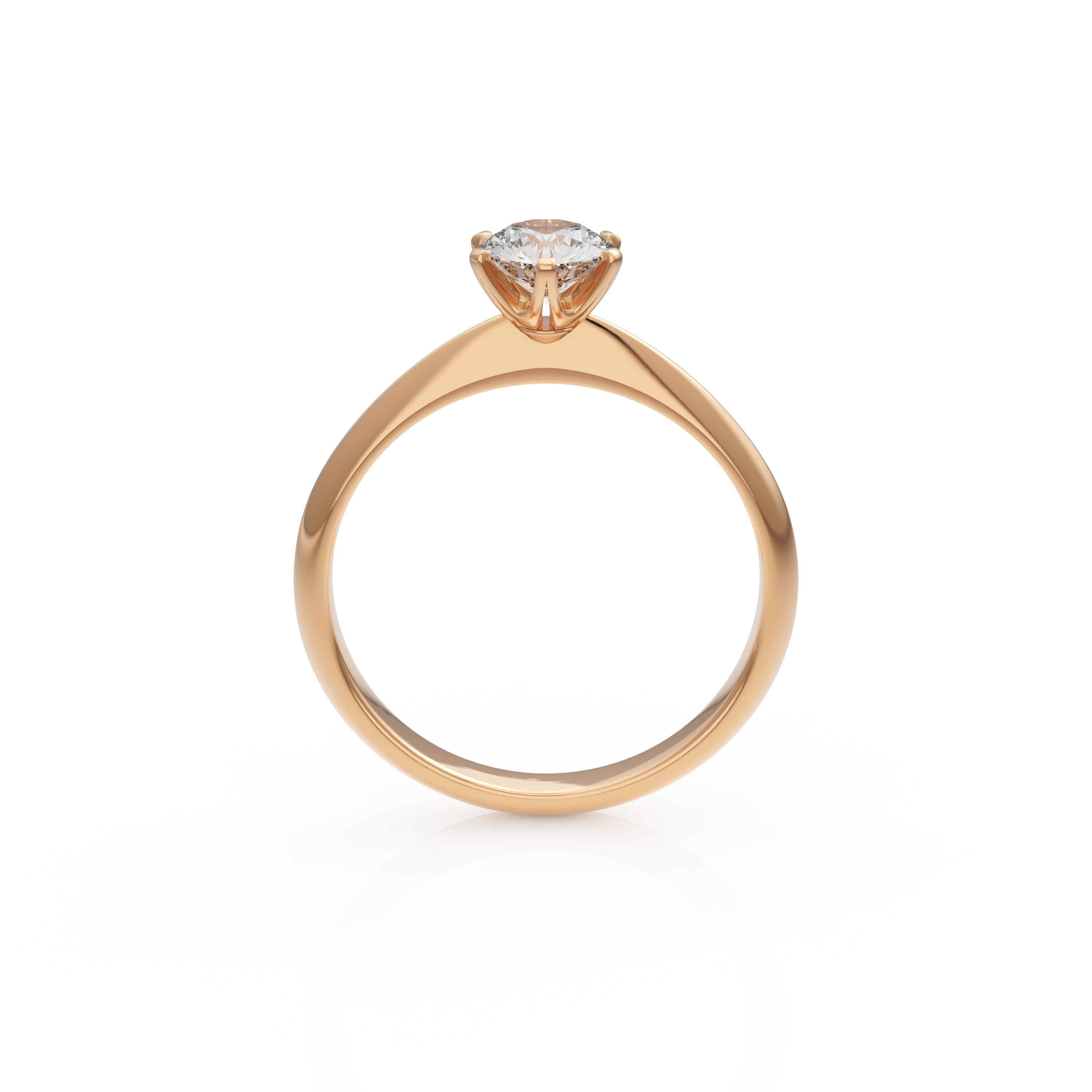 Verlobungsring Emilia in Roségold 14 Karat (585)