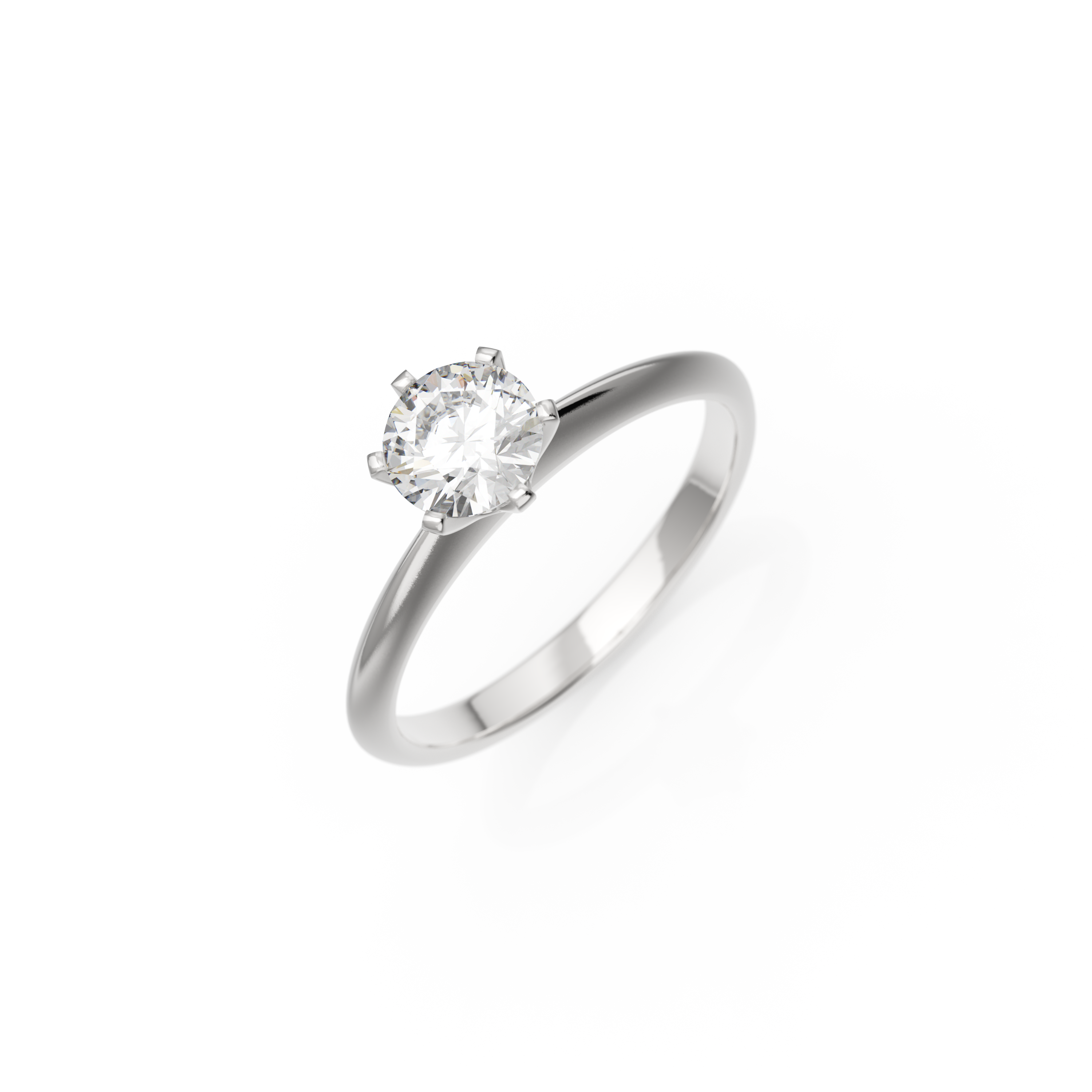 Verlobungsring Emilia in Weißgold 14 Karat (585) mit 0,60 ct Brillant