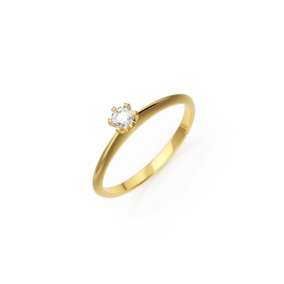 Verlobungsring Emilia Lab-Grown – Gelbgold 14 Karat (585)