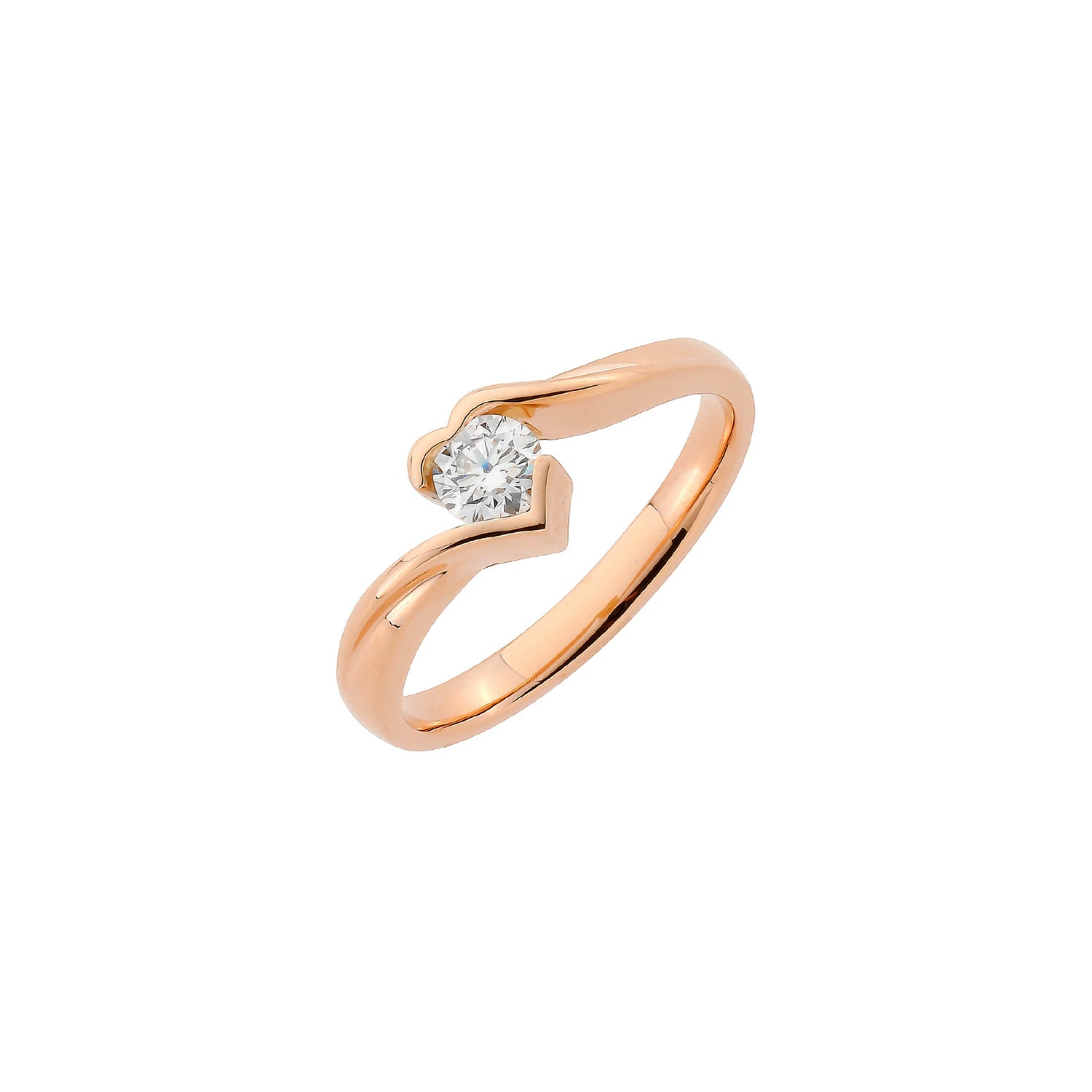 Engagement ring heart