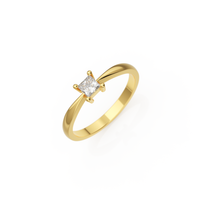 Princess engagement ring