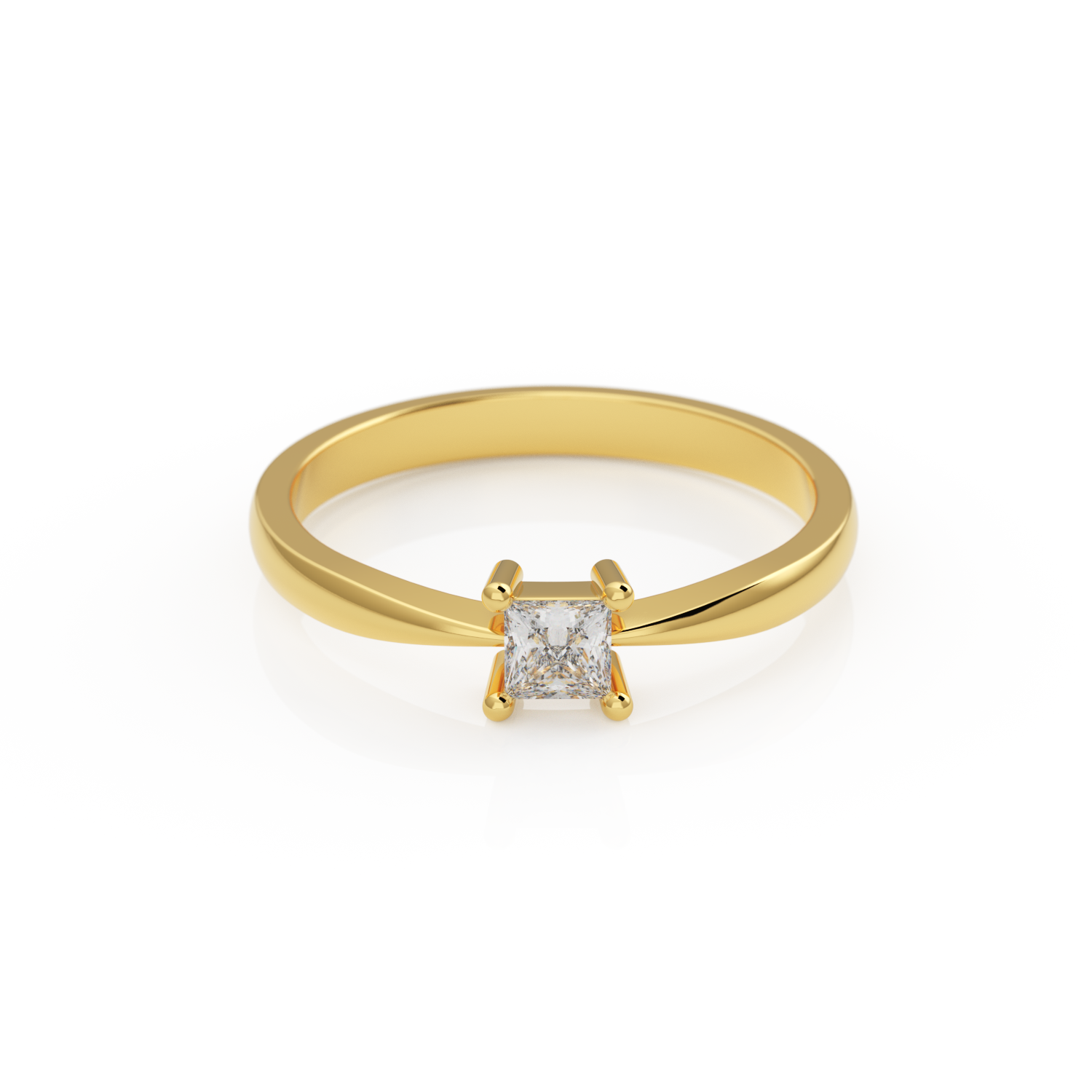 Princess engagement ring