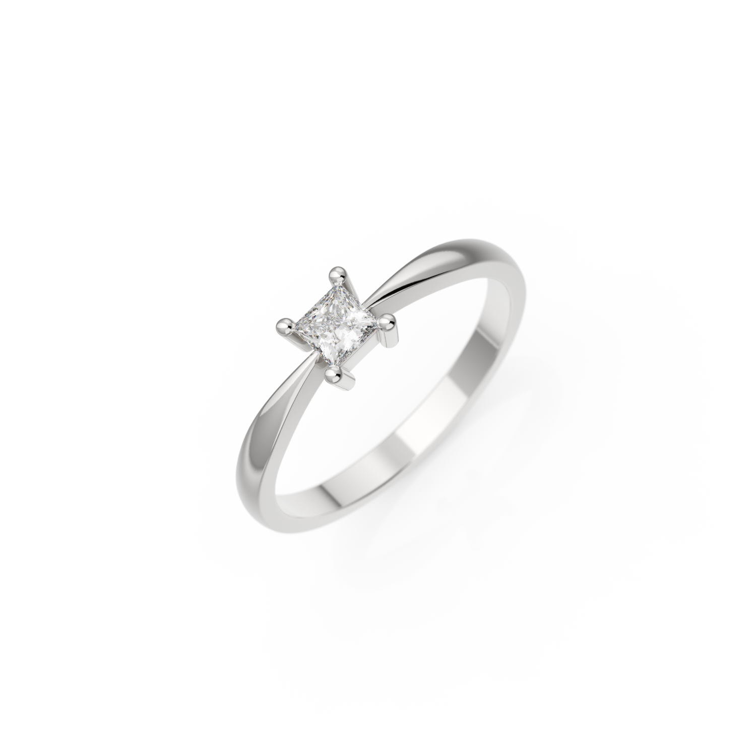 Princess engagement ring