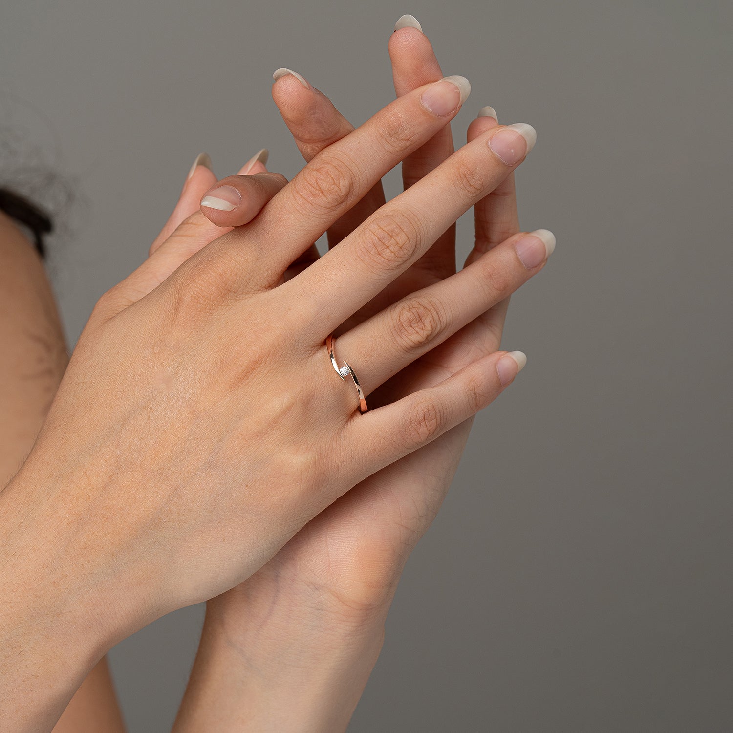 Verlobungsring Summertime H/SI – Rotgold 14 Karat (585)