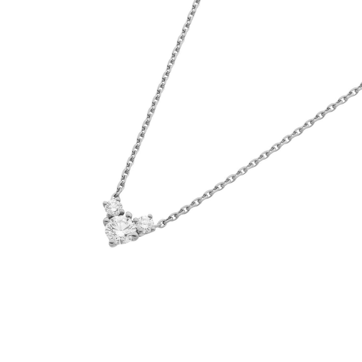 Collier Trilogy – Weißgold 18 Karat (750)