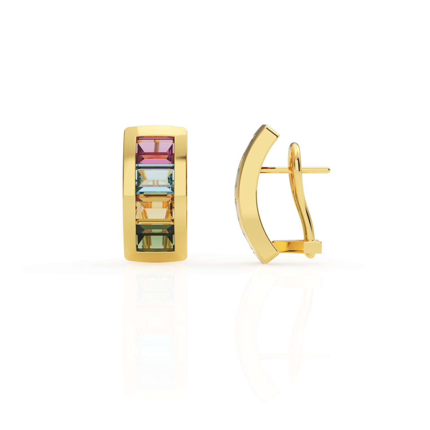 Shelly ear clips