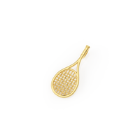 Anhänger Tennis Gold