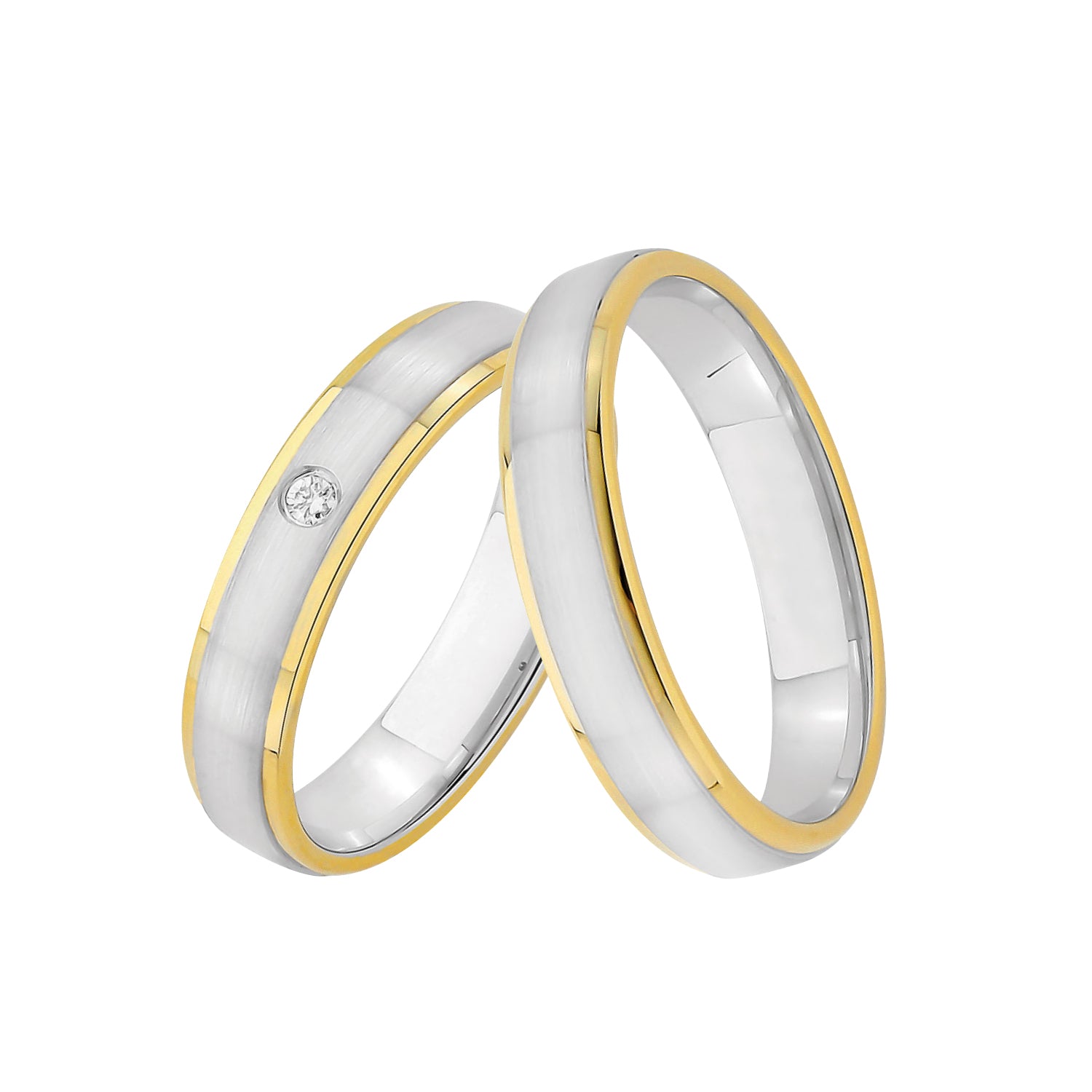 Wedding ring set Xandra