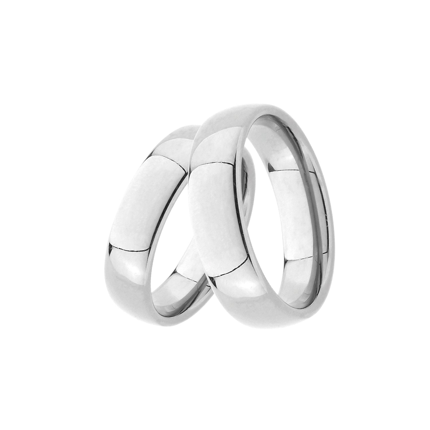 Wedding ring set Ruby