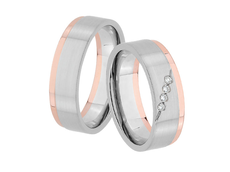 Haylee wedding ring set