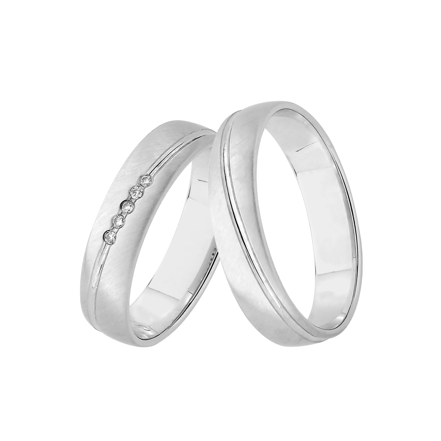 Wedding ring set Uliana