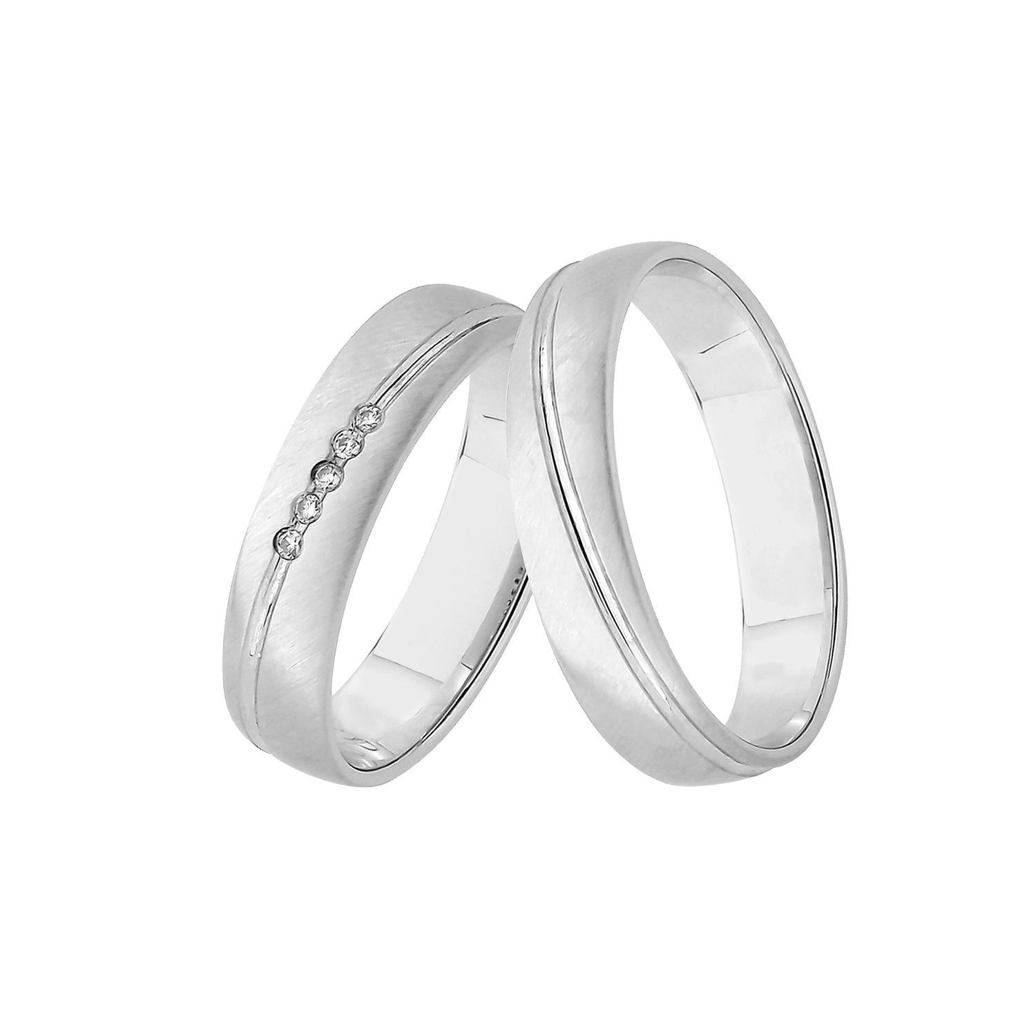 Wedding ring set Uliana