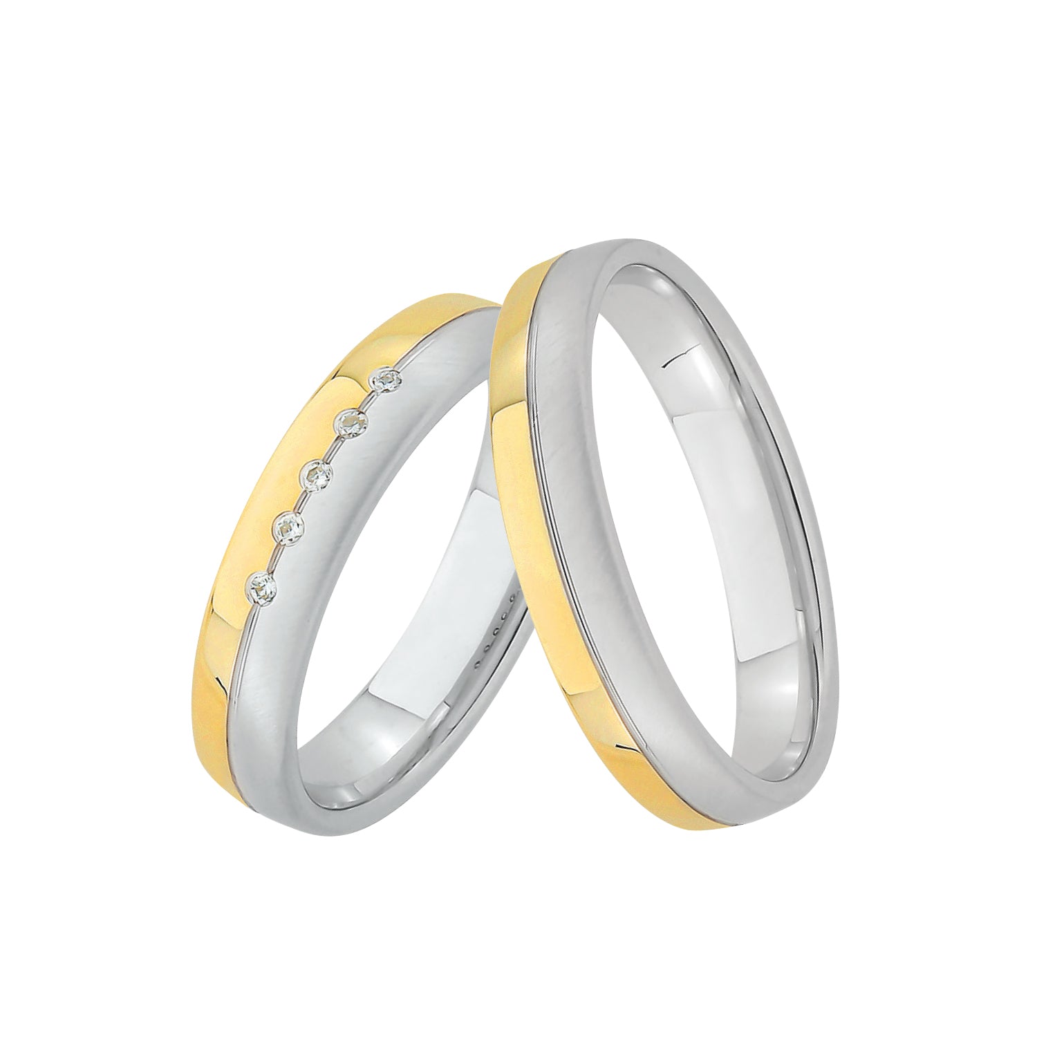 Wedding ring set Yaira