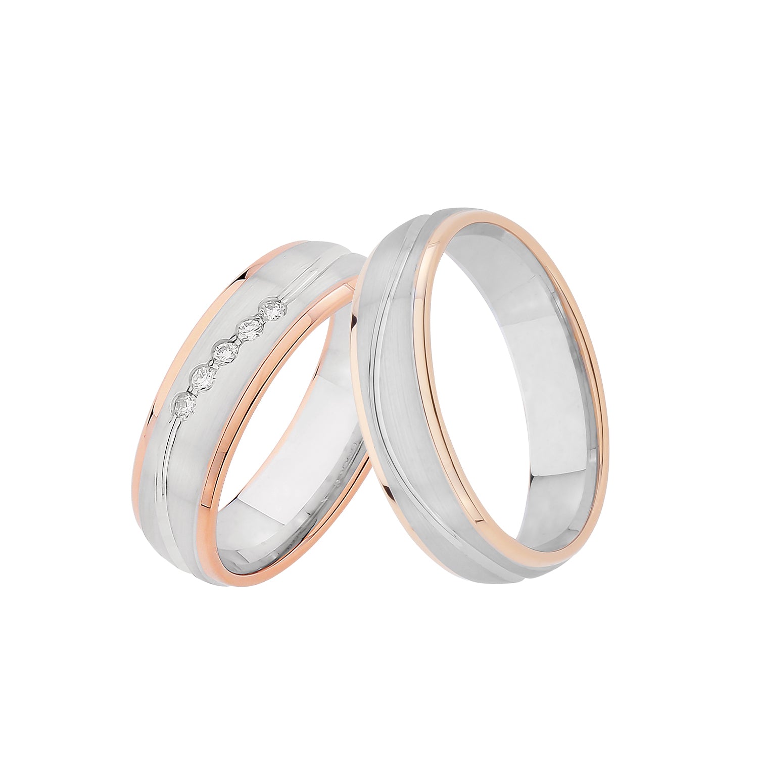 Haylee wedding ring set