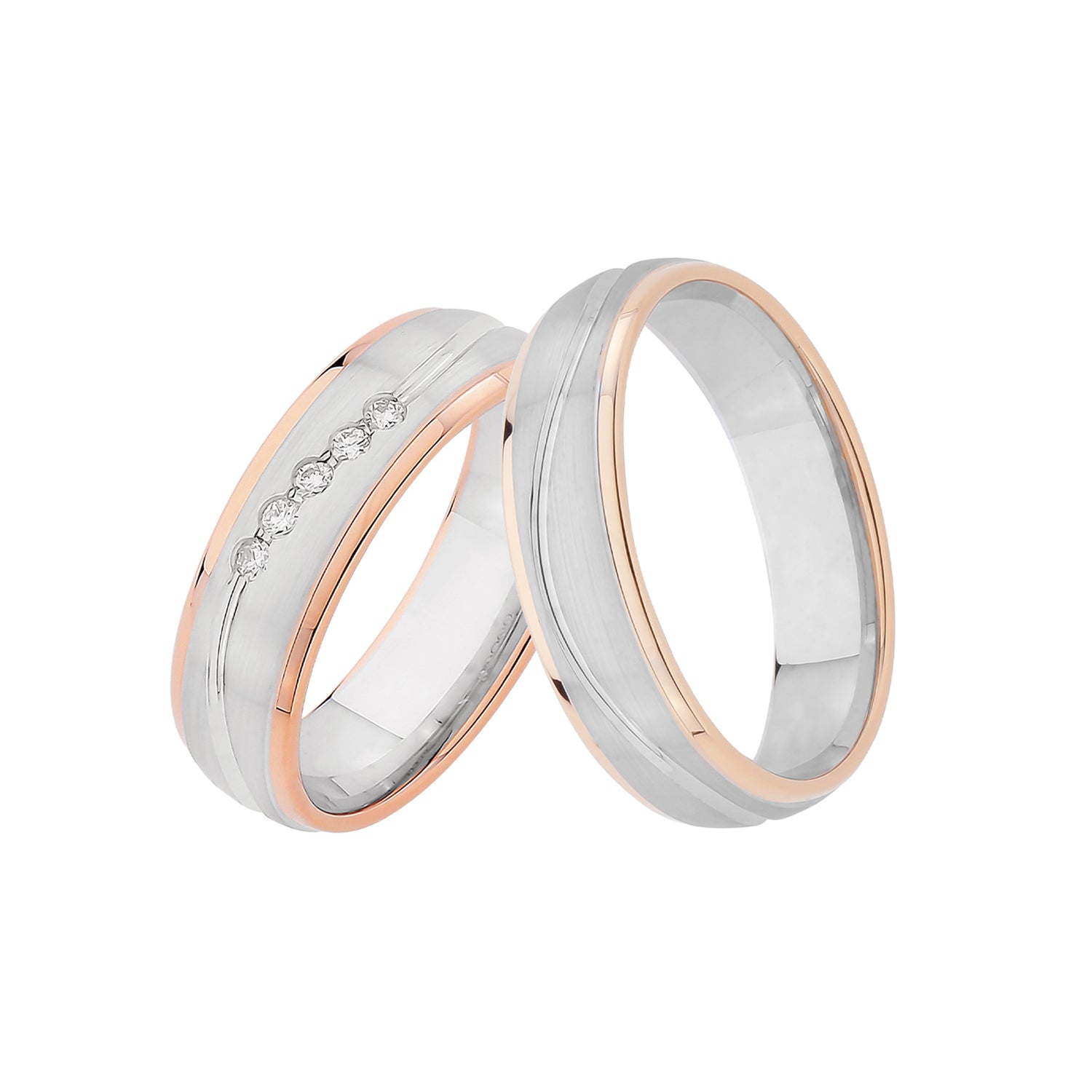 Haylee wedding ring set