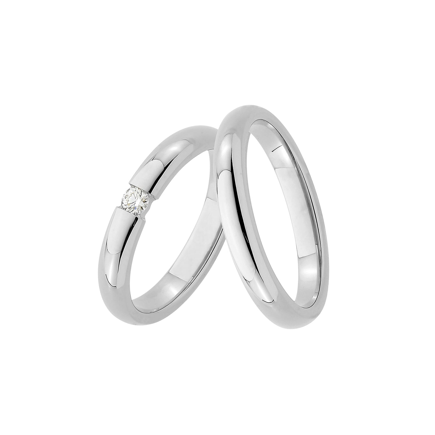Wedding ring set Allegra