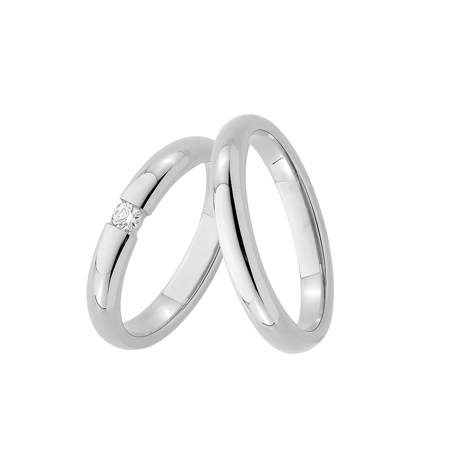 Wedding ring set Allegra