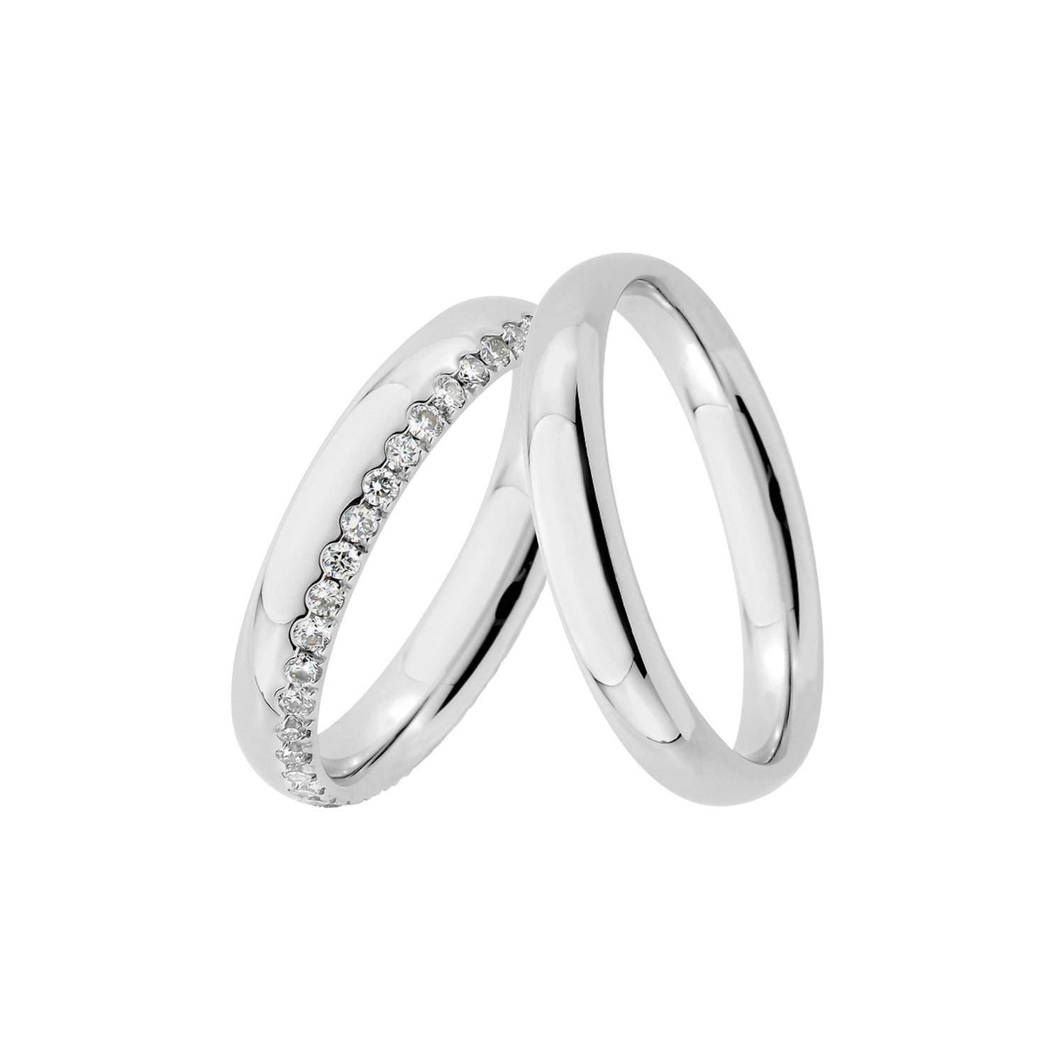 Wedding ring set Fabiana