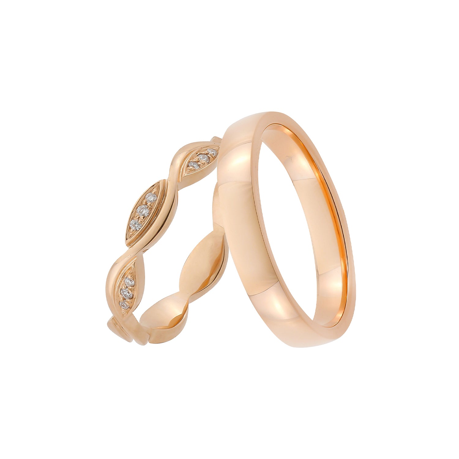 Wedding ring set Beppina