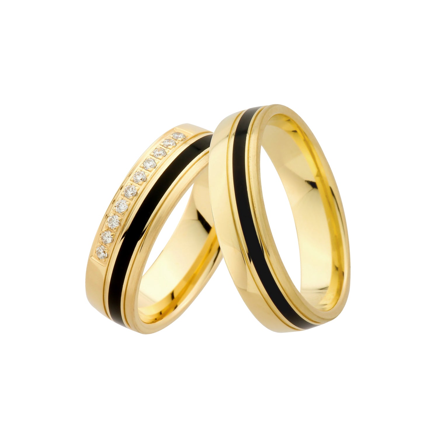 Raana wedding ring set