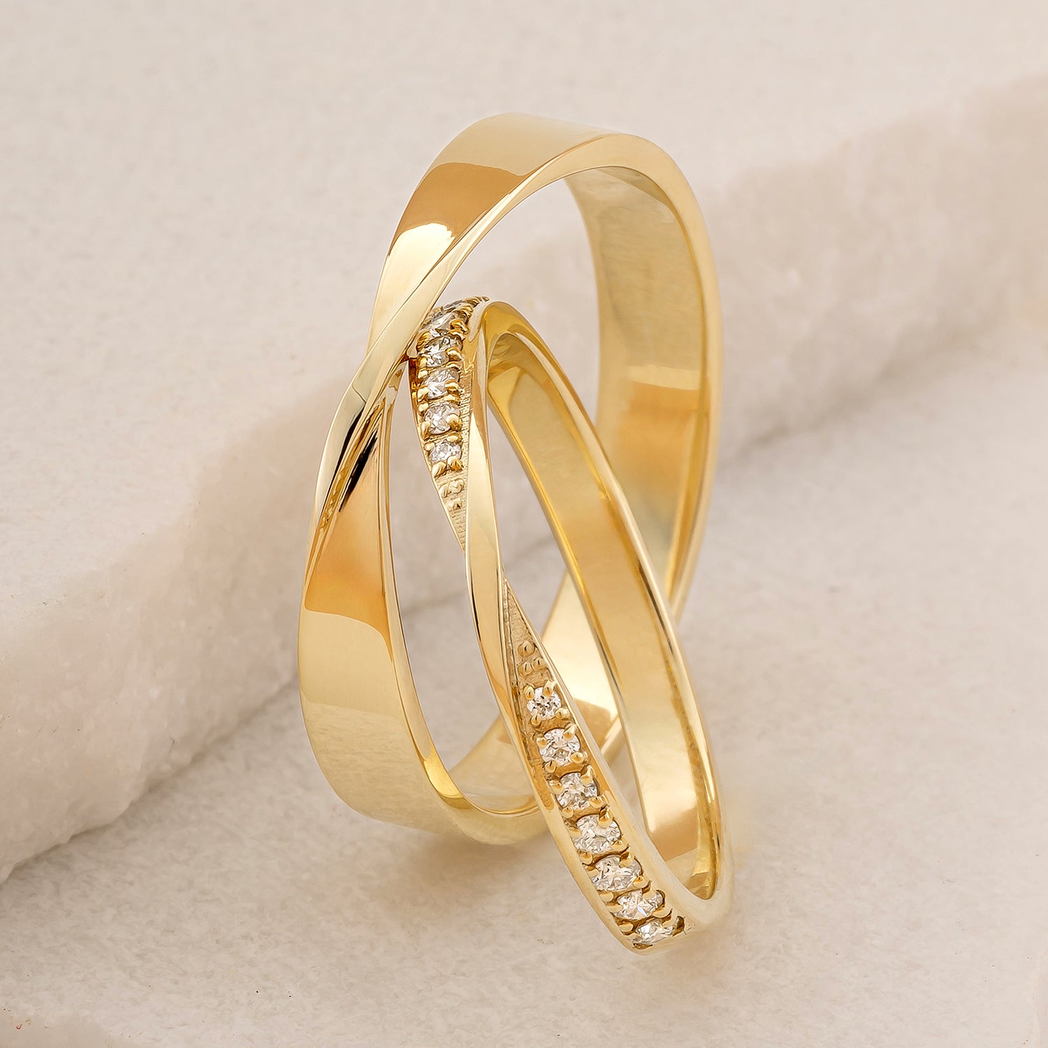 Wedding ring set Asya