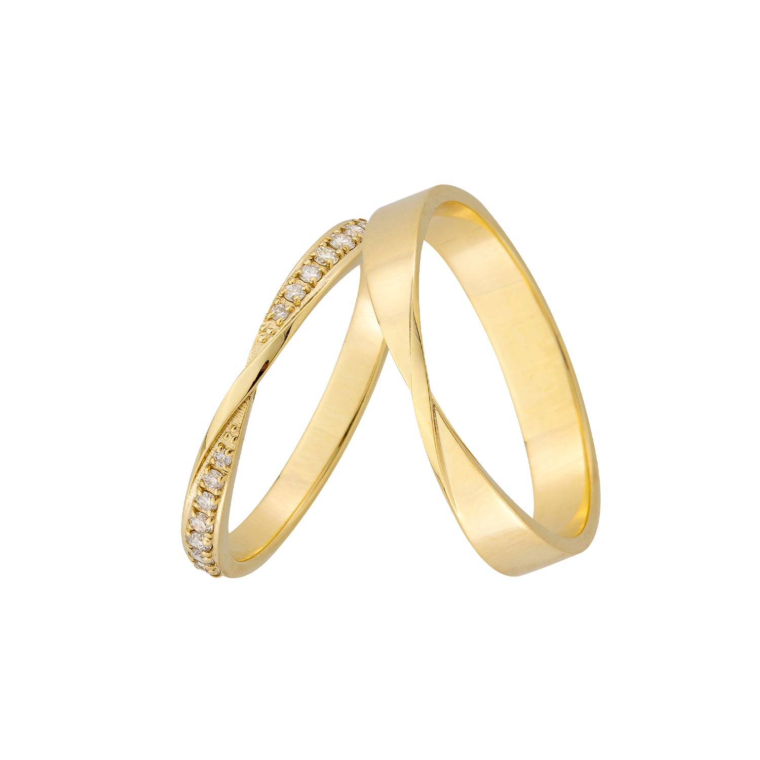 Wedding ring set Asya