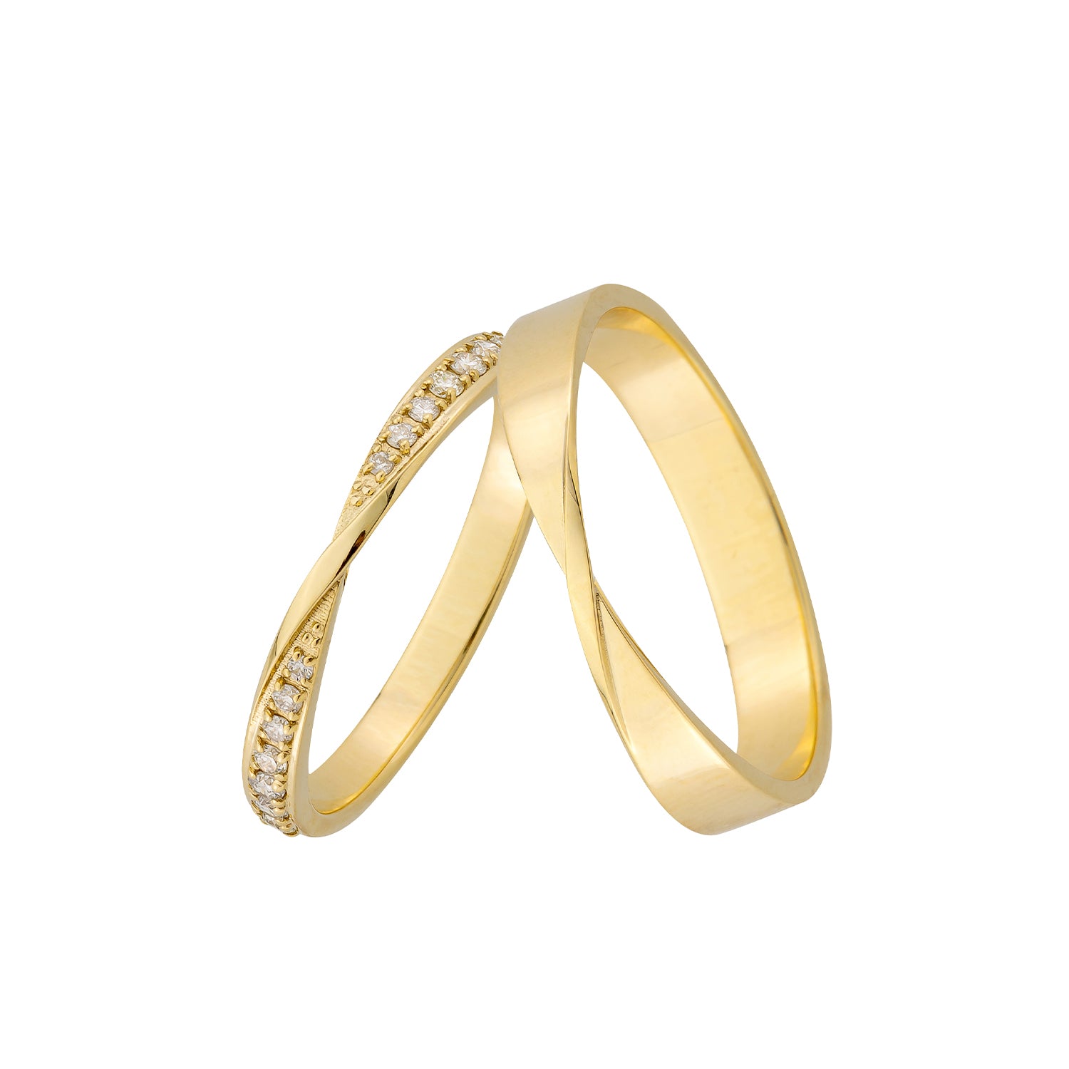 Wedding ring set Asya