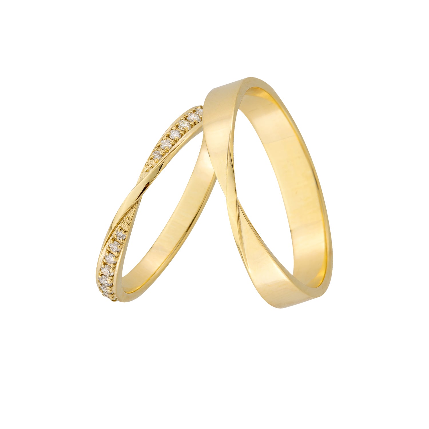 Wedding ring set Asya