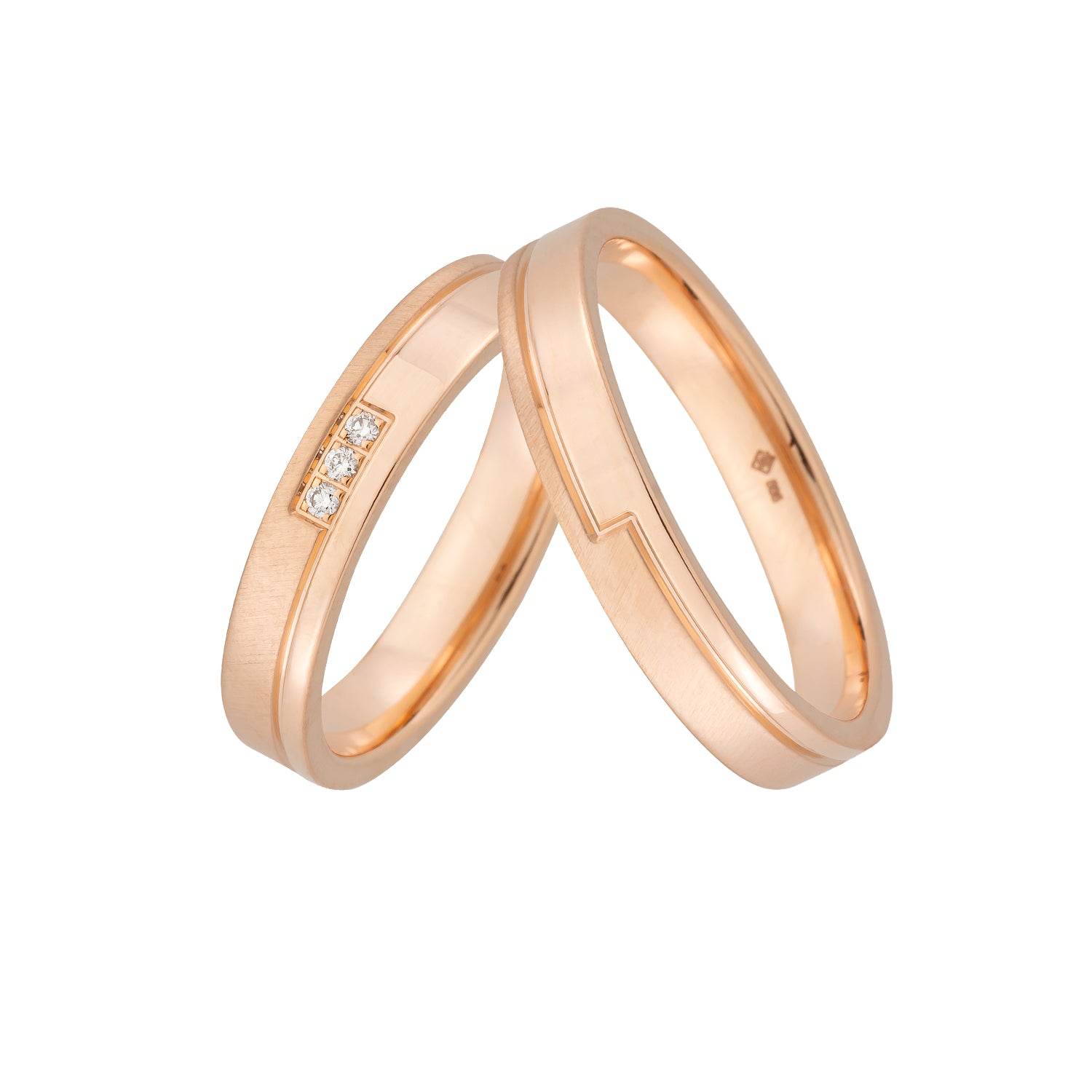 Wedding ring set Fedra