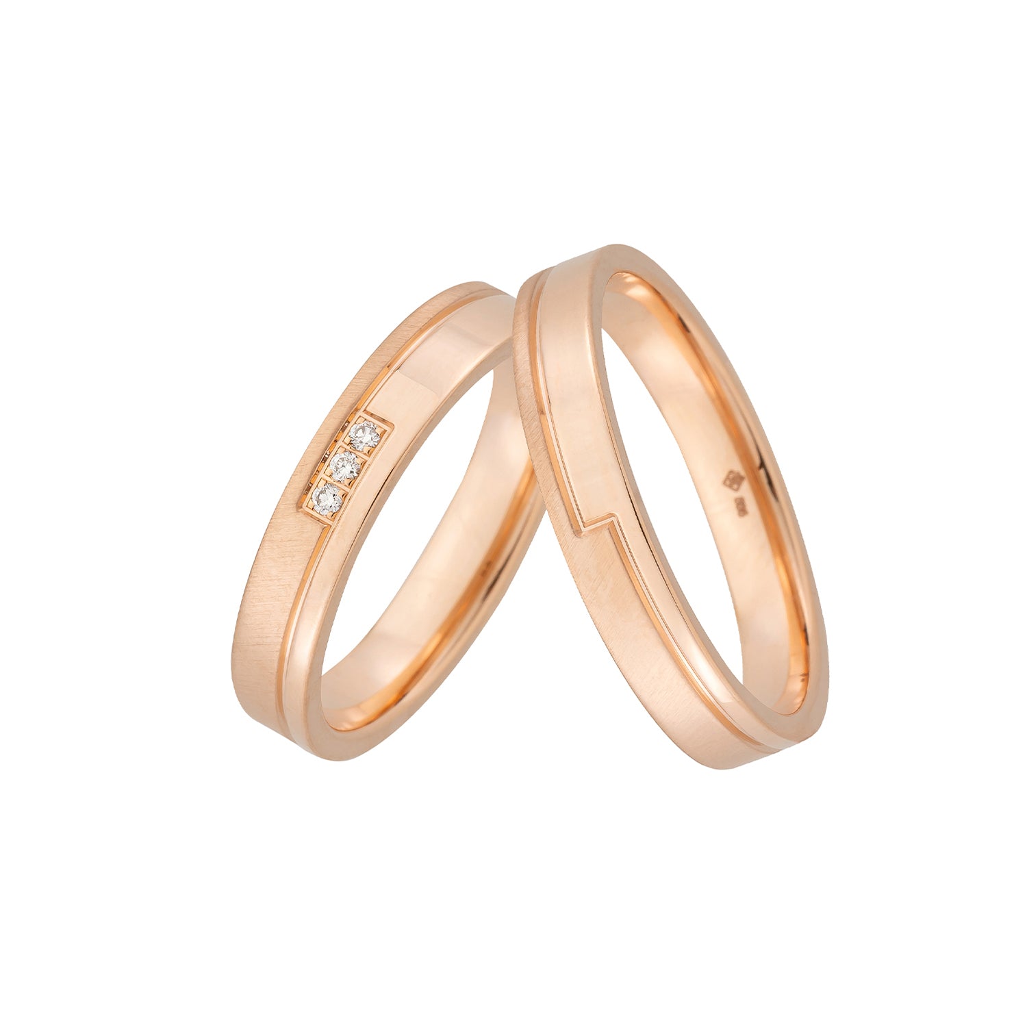 Wedding ring set Fedra