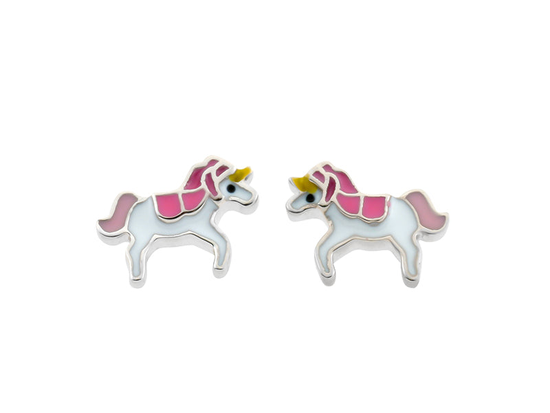 Stud earrings unicorn Teresa