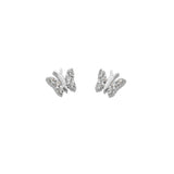 Butterfly stud earrings