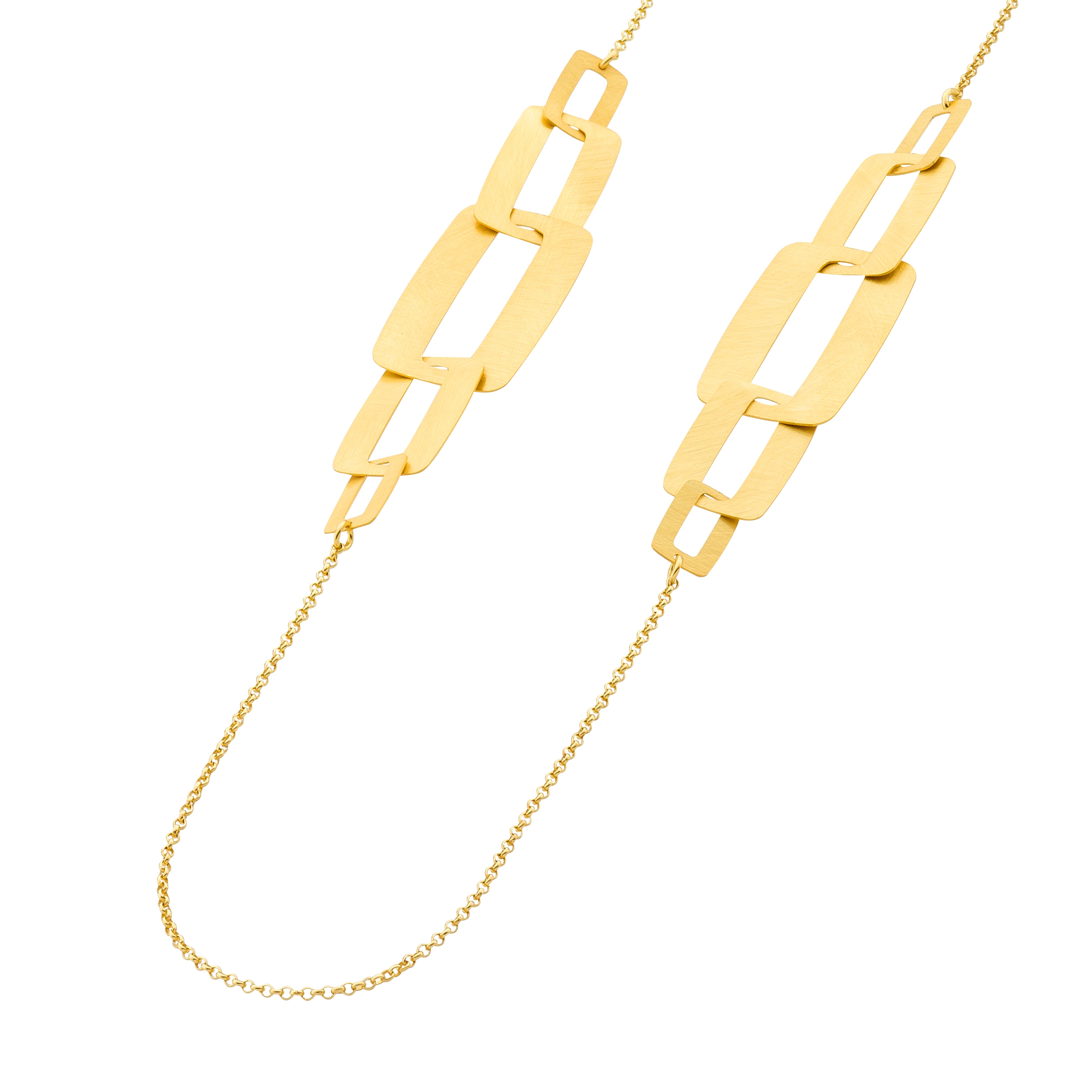 Collier Paperclip Square