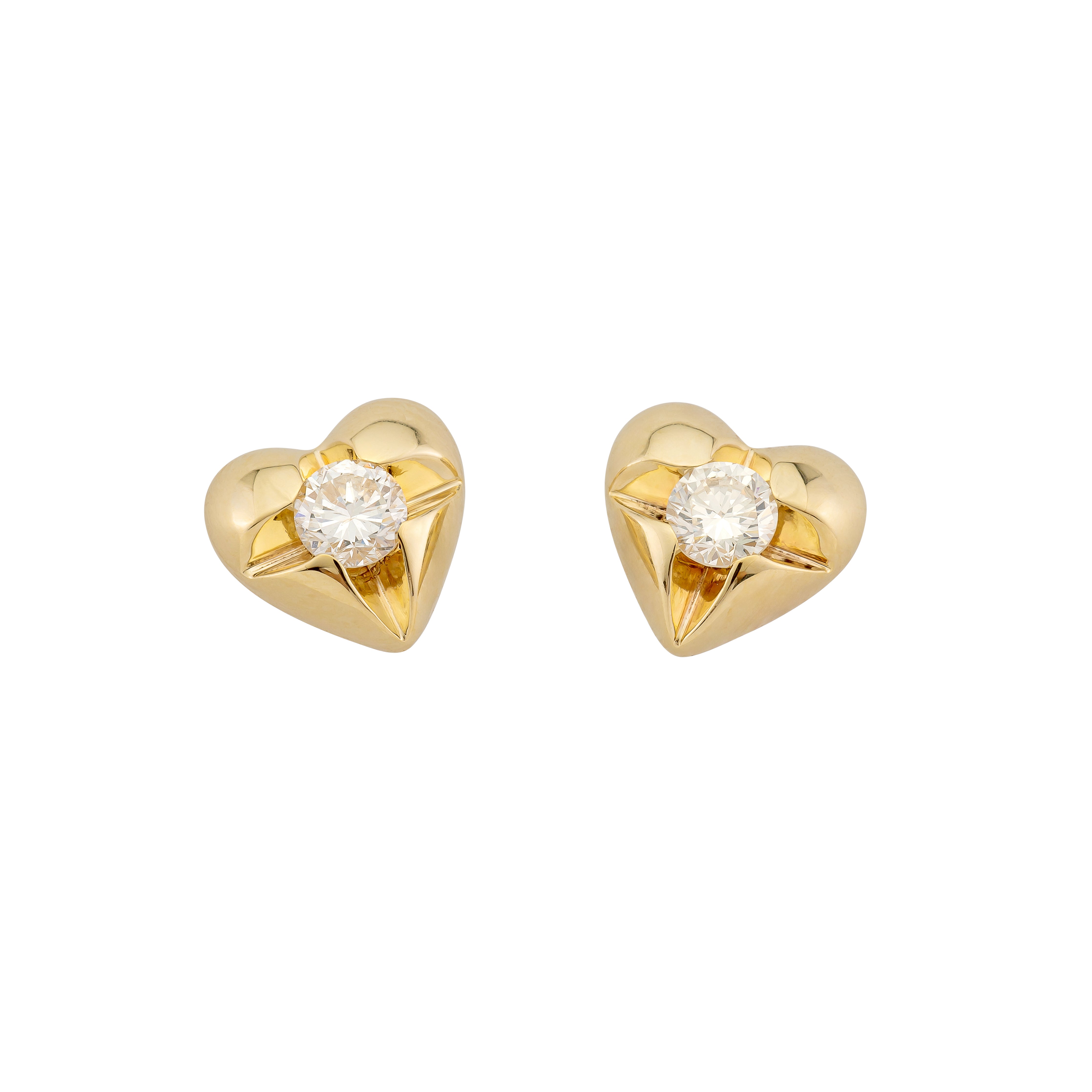 Pearl stud earrings