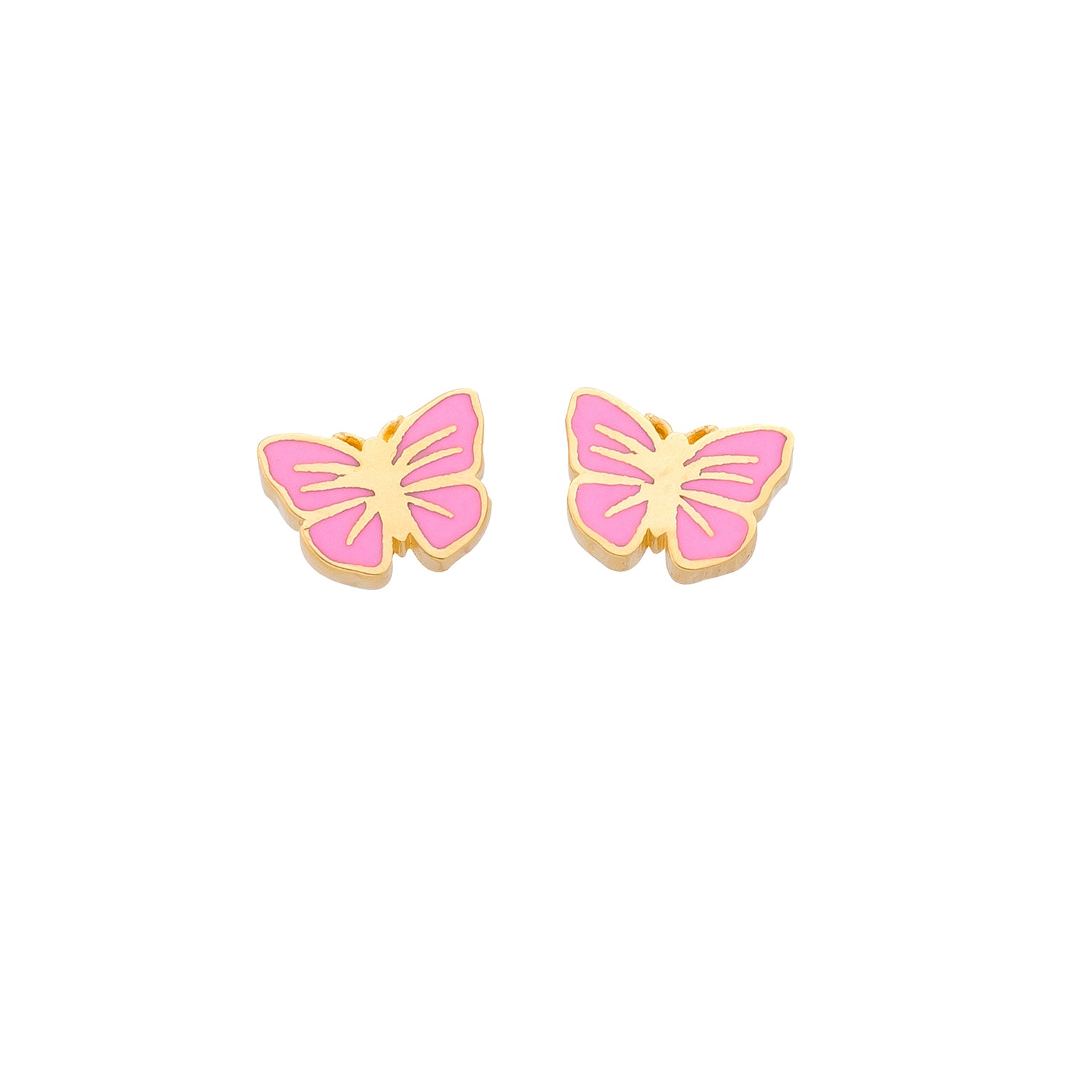 Butterfly stud earrings