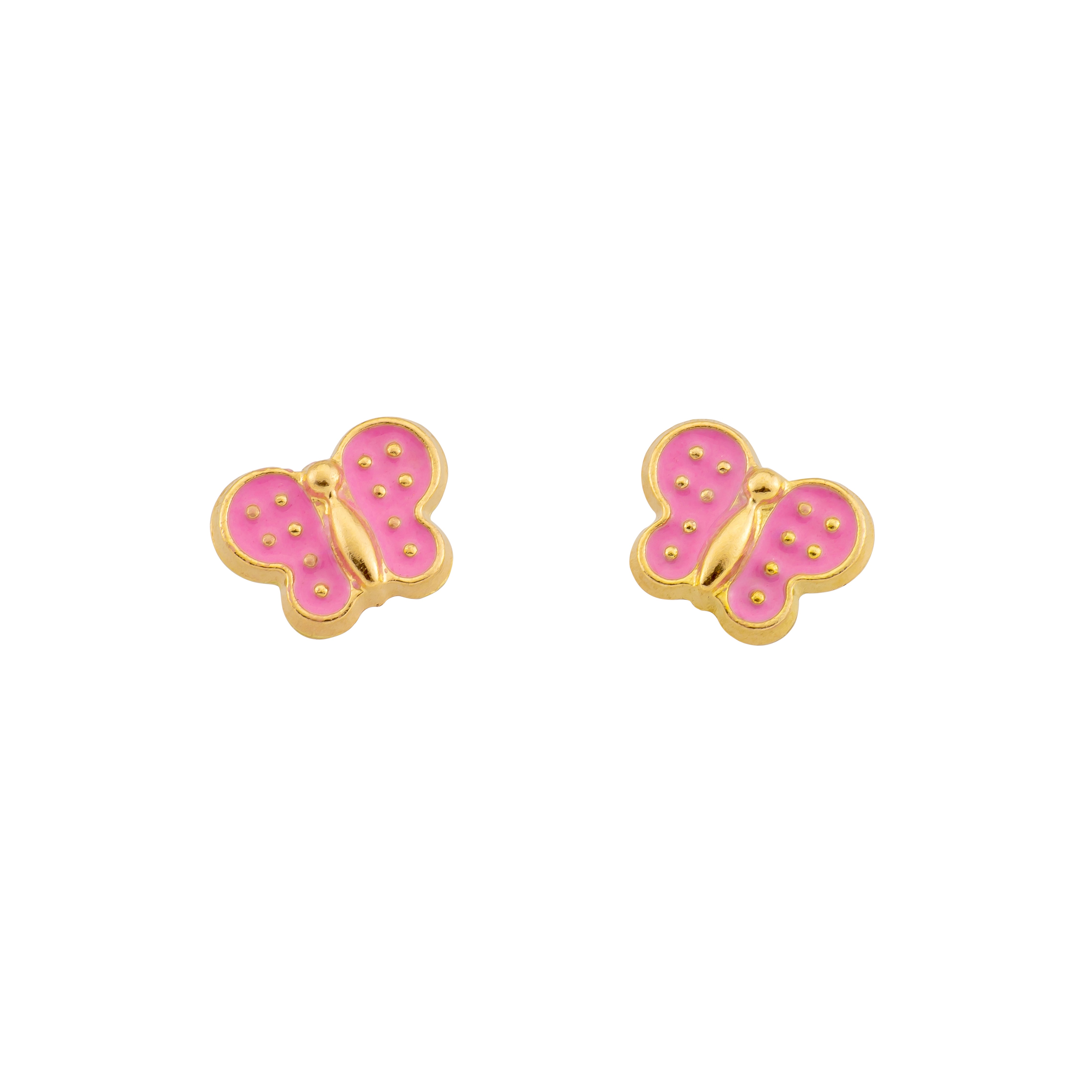 Butterfly stud earrings
