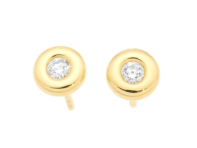 Solitaire earrings