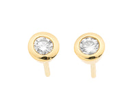 Solitaire earrings