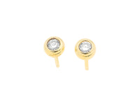 Solitaire earrings