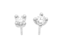 Solitaire earrings