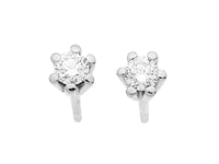 Solitaire earrings