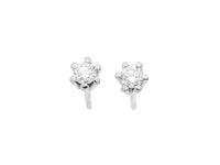 Solitaire earrings