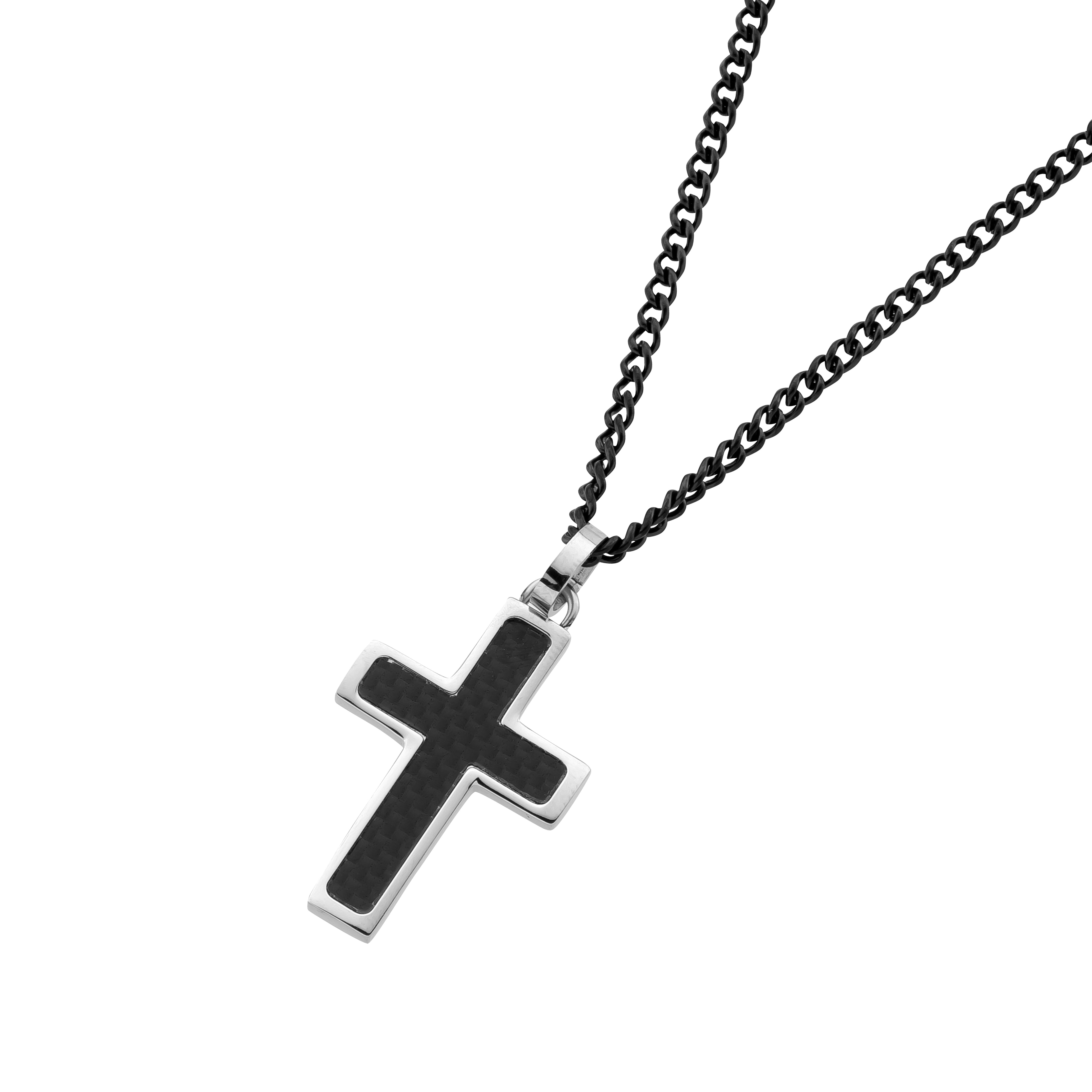 Cross necklace with pendant