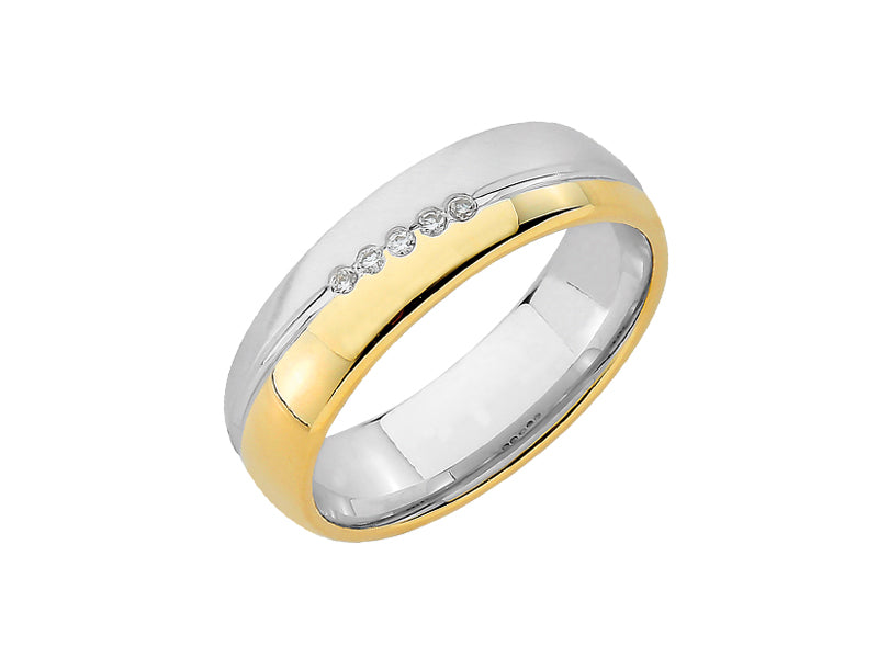 Wedding ring set Walfriede