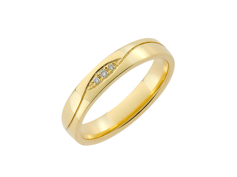 Wedding ring set Evangeline