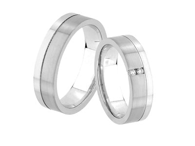 Wedding ring set Calliope