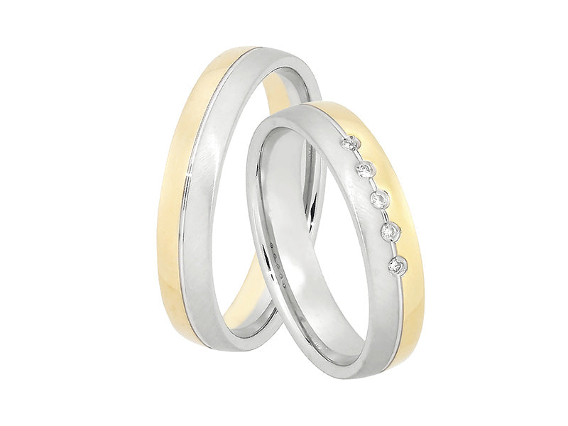 Wedding ring set Yaira