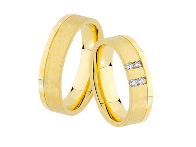 Wedding ring set Tess