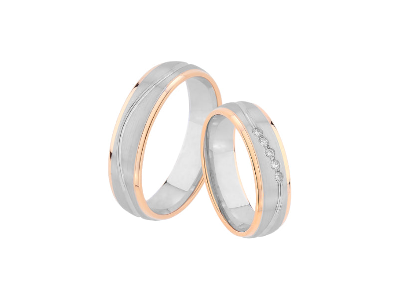 Haylee wedding ring set