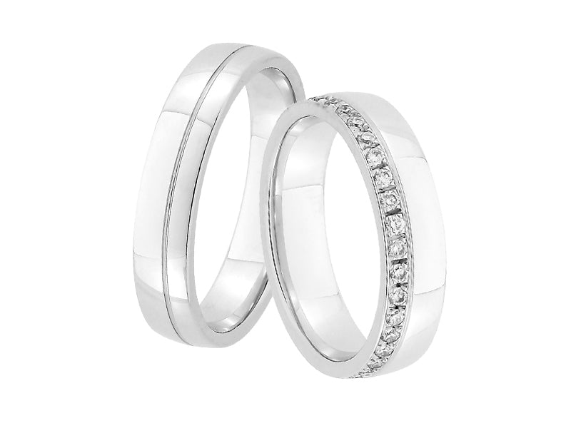 Wedding ring set Zafrina